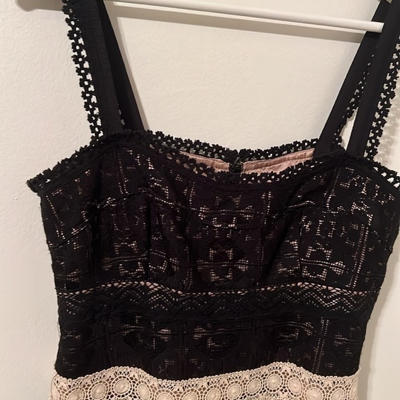 Nanette Lepore Sleeveless Lace Striped Dress Size 4. EUC. - Picture 4 of 5